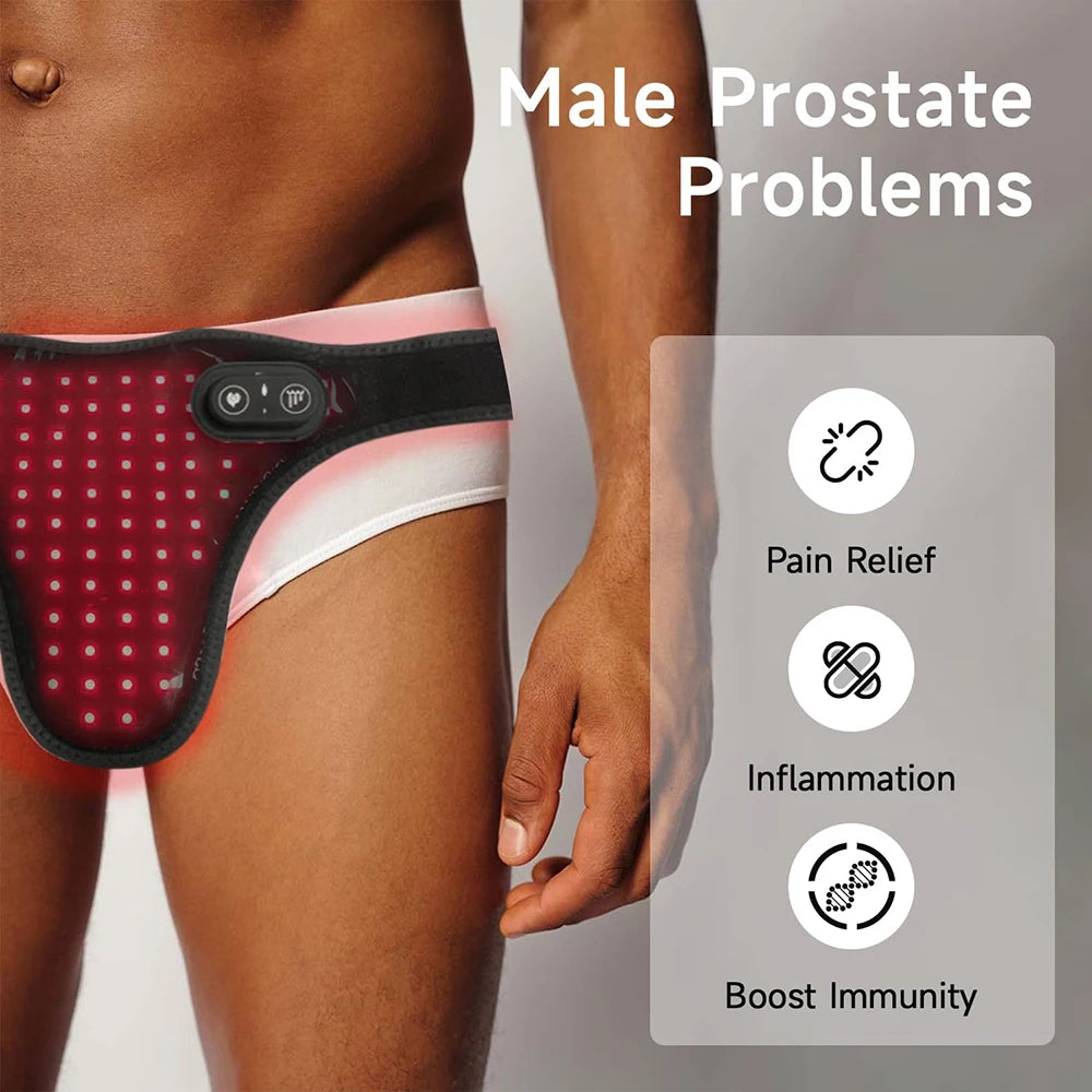 Male And Female Reproductive Health Care Abdominal Massage LED Red Belt Pulse And Heating Function Relieve Pain Also SuitablePet