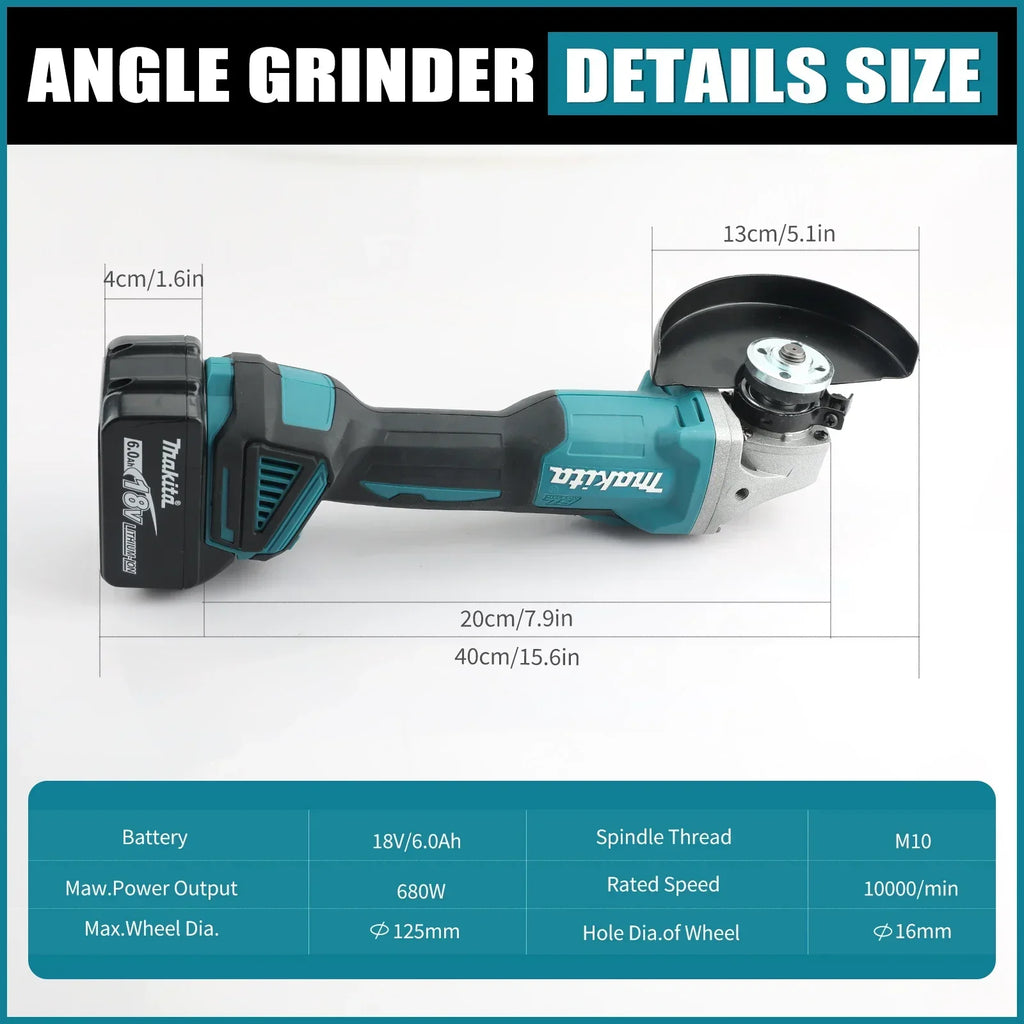 Makita DGA404 Amoladora Angular Brushless Nueva