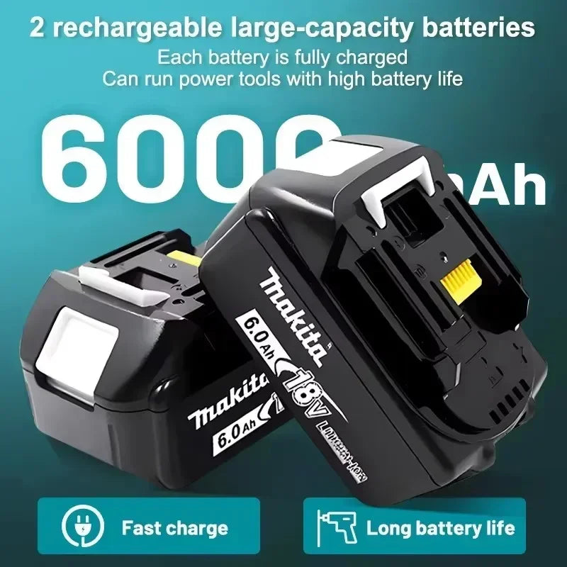 Makita Batería Original 18V BL1830B BL1840 BL1850 BL1860