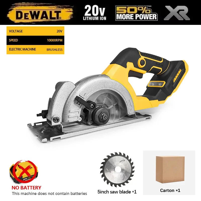 DeWalt Sierra Circular Brushless 5 Pulgadas a Batería de Litio