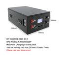 EU STOCK DIY 48V LiFePO4 Battery case JK 16S 200A Smart BMS 51,2V DIY Kits 280ah BT LCD 2A Active Balancer Case Assemble Box