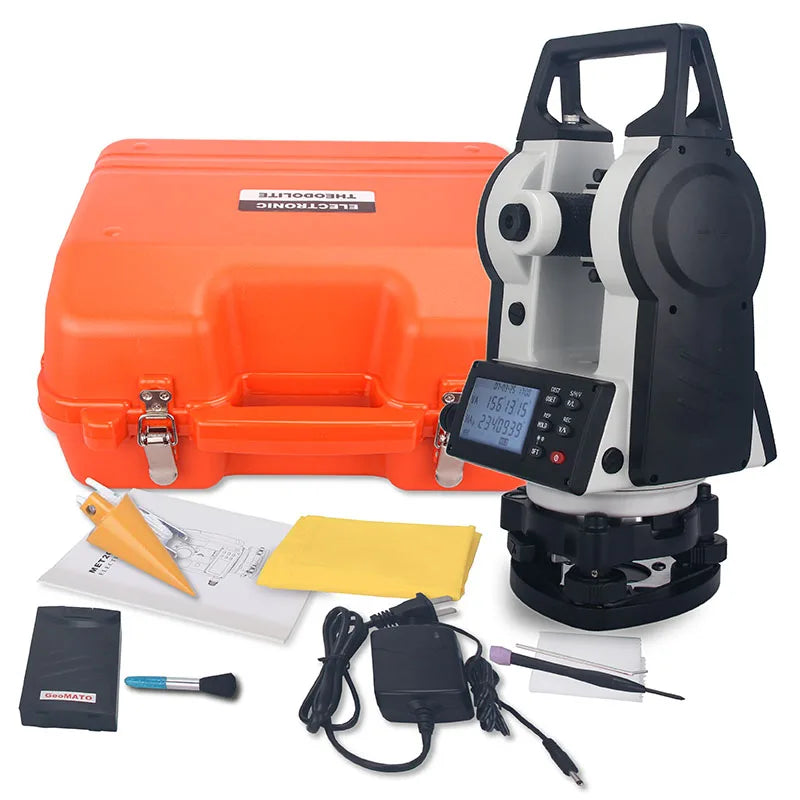 SET1 Electronic Theodolite Digital Readout Auto Leveling Ideal For Land Survey Construction Mining High Accuracy