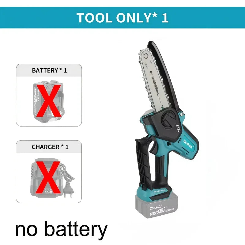 Makita Motosierra Eléctrica Inalámbrica Portátil para Madera