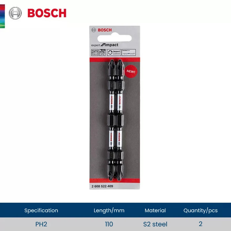 Bosch Screwdriver Bits High Hardness Impact Resistant Rotary Tool Electric Screwdriver Set Power Tool Accessories 25mm-50mm
