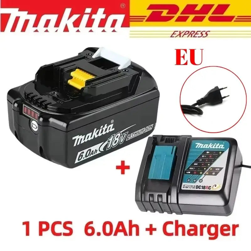 Original Makita battery 18V 9.0Ah rechargeable battery, power tool BL1830 BL1840 BL1850 BL1860B for Makita 18V battery