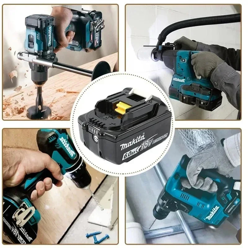 Makita Batería Original 18V 6.0Ah Recargable