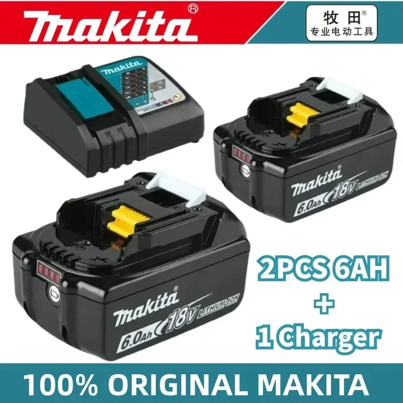 Makita Batería Original 18V 6.0Ah Recargable