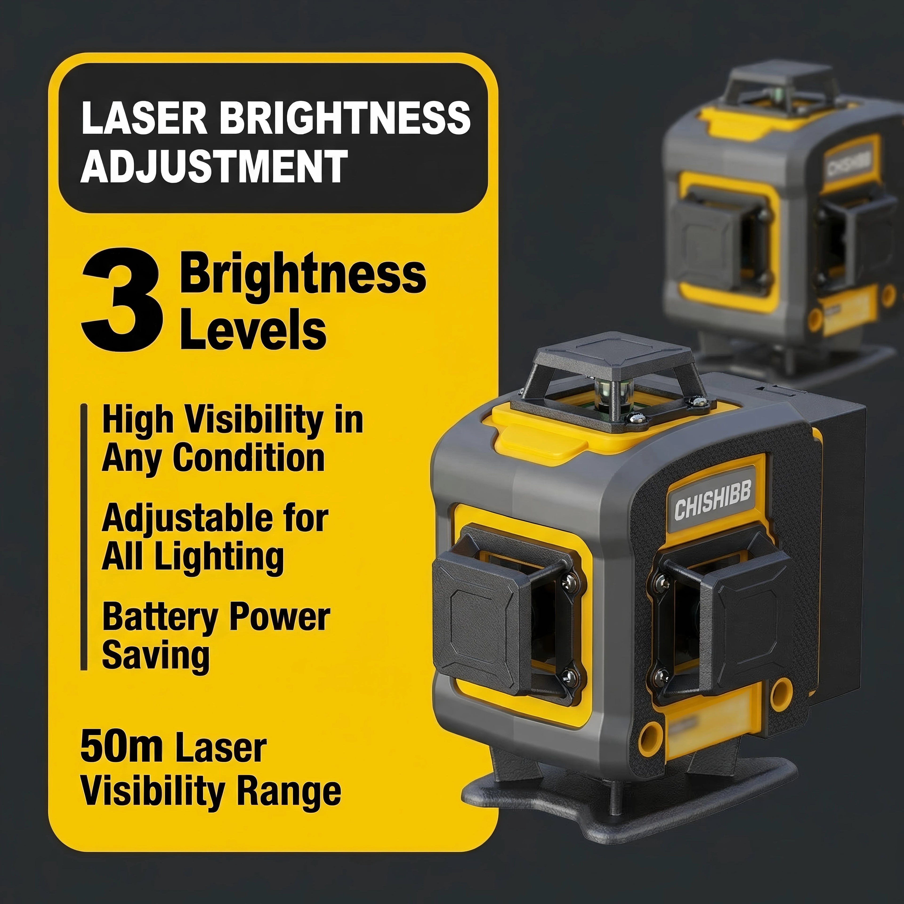4D 16 Lines Professional Laser Level with Tripod Suitcase Horizontal Vertical Green Light 360Self-leveling Nivel Laser NO battey