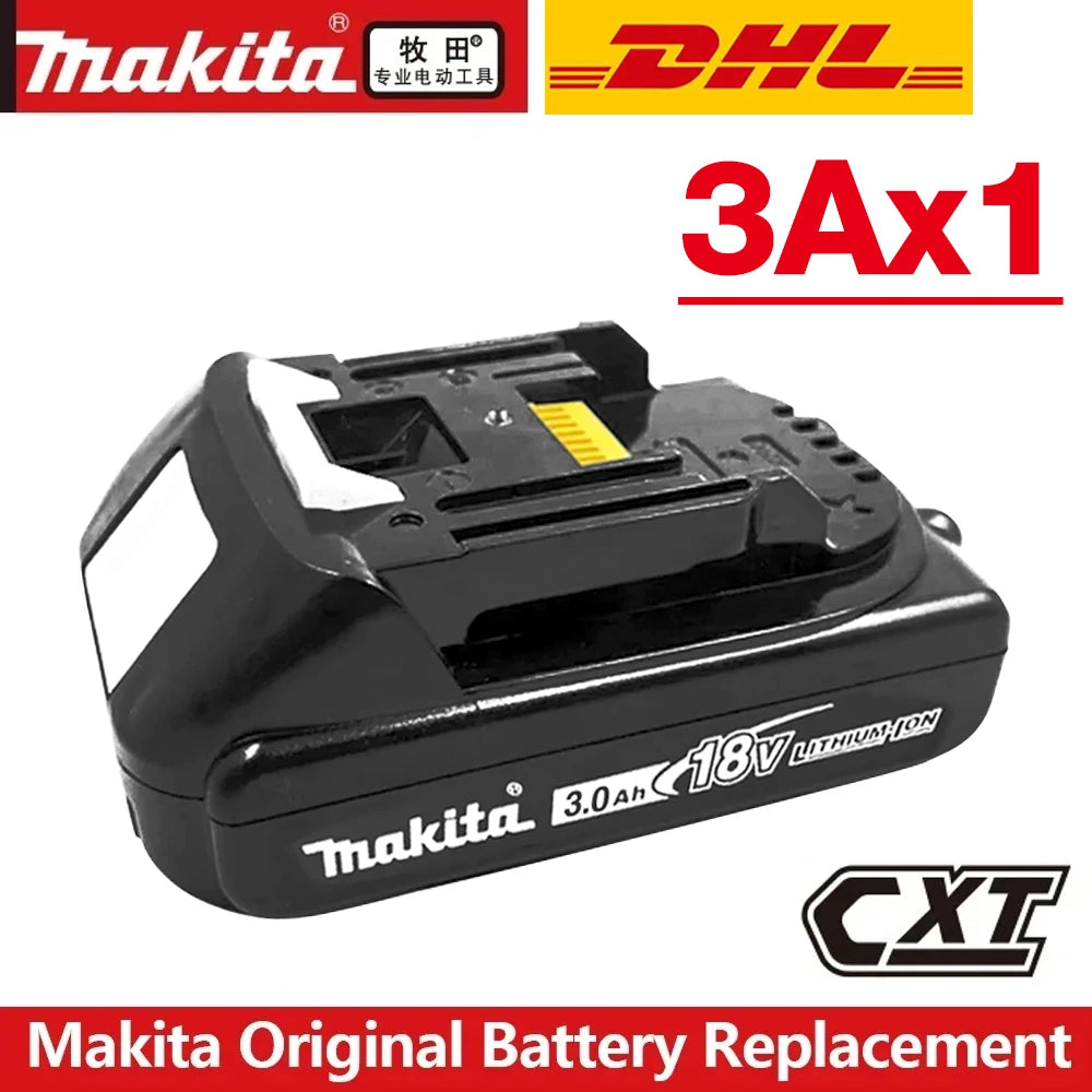 Genuine Makita 18V Battery 6ah,With Battery Indicator Rechargeable Makita Battery,BL1830 BL1840 BL1850 Power Tool Battery