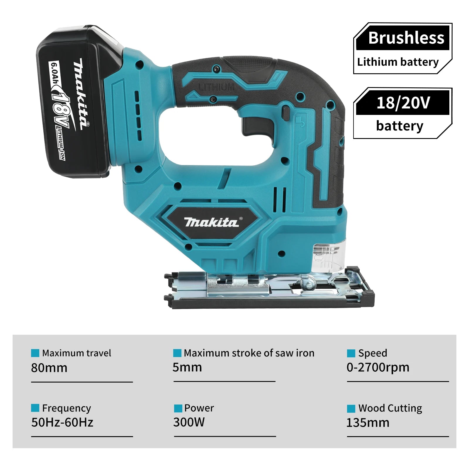 Makita Caladora Inalámbrica para Carpintería