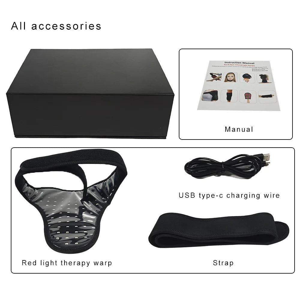 Male And Female Reproductive Health Care Abdominal Massage LED Red Belt Pulse And Heating Function Relieve Pain Also SuitablePet