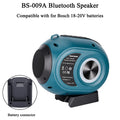 For Makita/Bosch/DeWalt/Milwaukee 18/20V Battery Portable High-Definition Sound System Wireless Bluetooth Speaker for Home Party