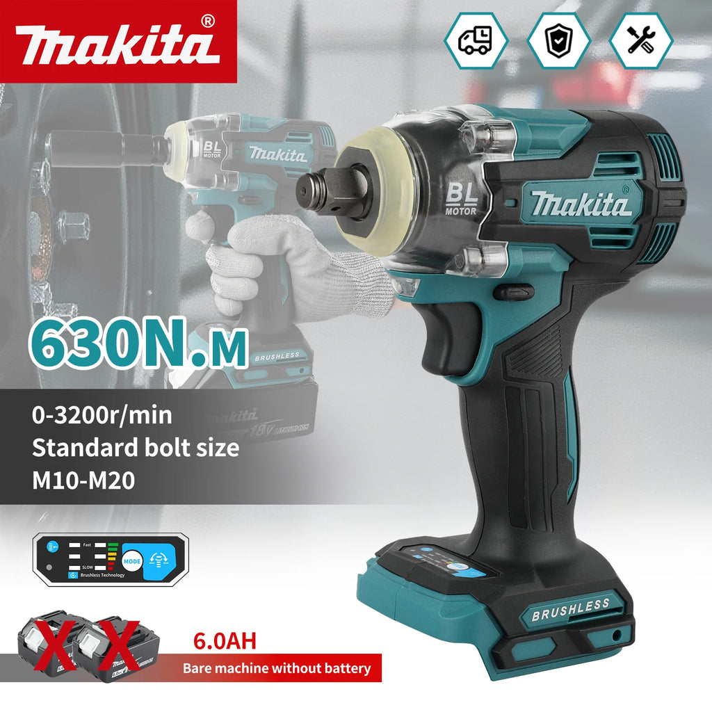Makita TW004G Impact Wrench Withstand Harsh Environments Durable Housing Anti-fall For Workshop and Outdoor Use tools