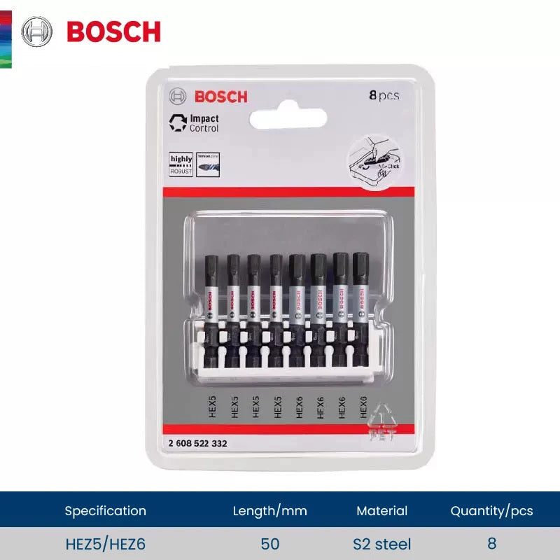 Bosch Screwdriver Bits High Hardness Impact Resistant Rotary Tool Electric Screwdriver Set Power Tool Accessories 25mm-50mm