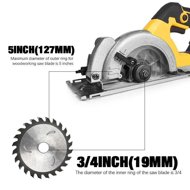 DeWalt Sierra Circular Brushless 5 Pulgadas a Batería de Litio