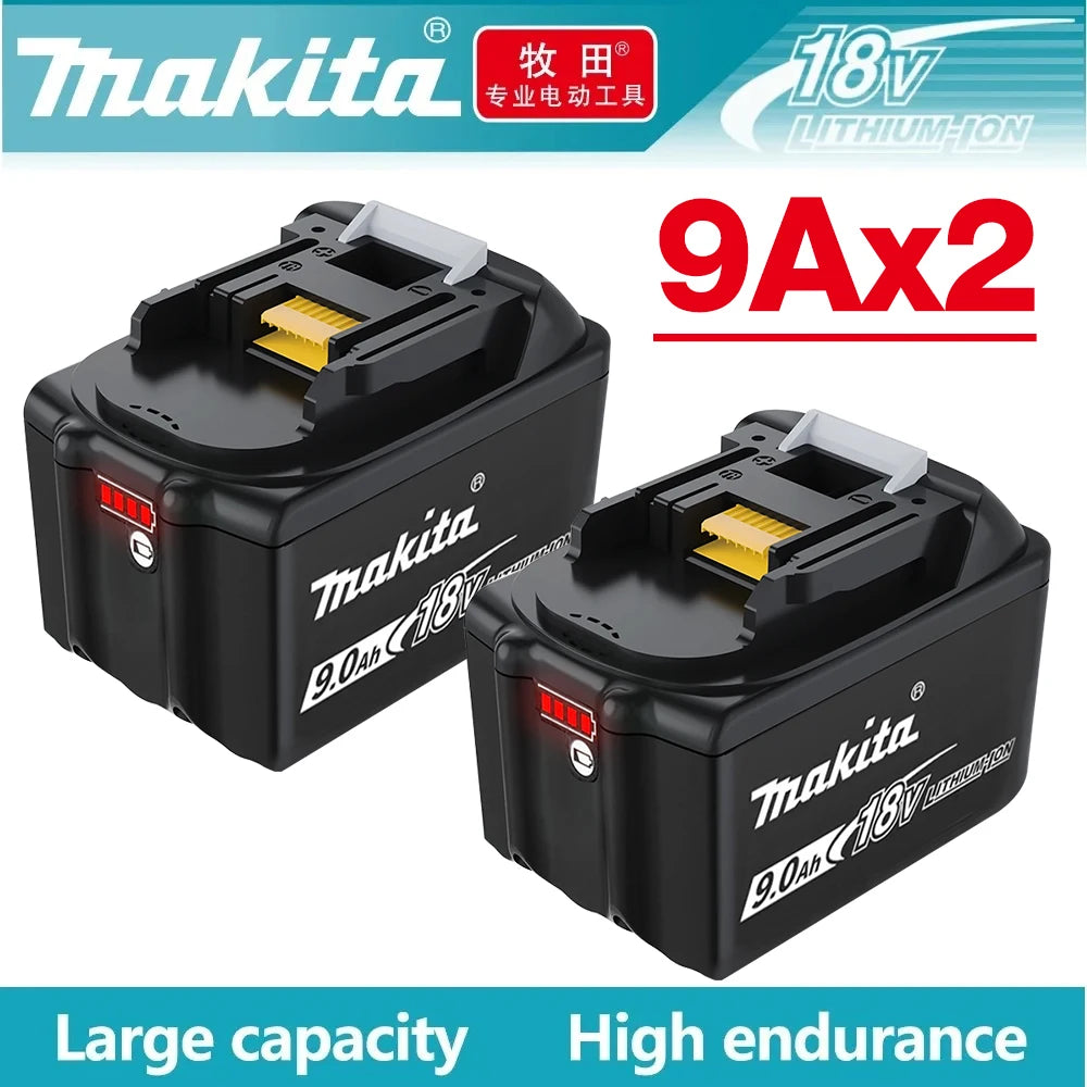 Genuine Makita 18V Battery 6ah,With Battery Indicator Rechargeable Makita Battery,BL1830 BL1840 BL1850 Power Tool Battery