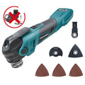 PATUOPRO 5-Speed Cordless Brushless Oscillating Multi Tools Portable Cutting Grinding Trimming Power Tool For Makita 18V Battery