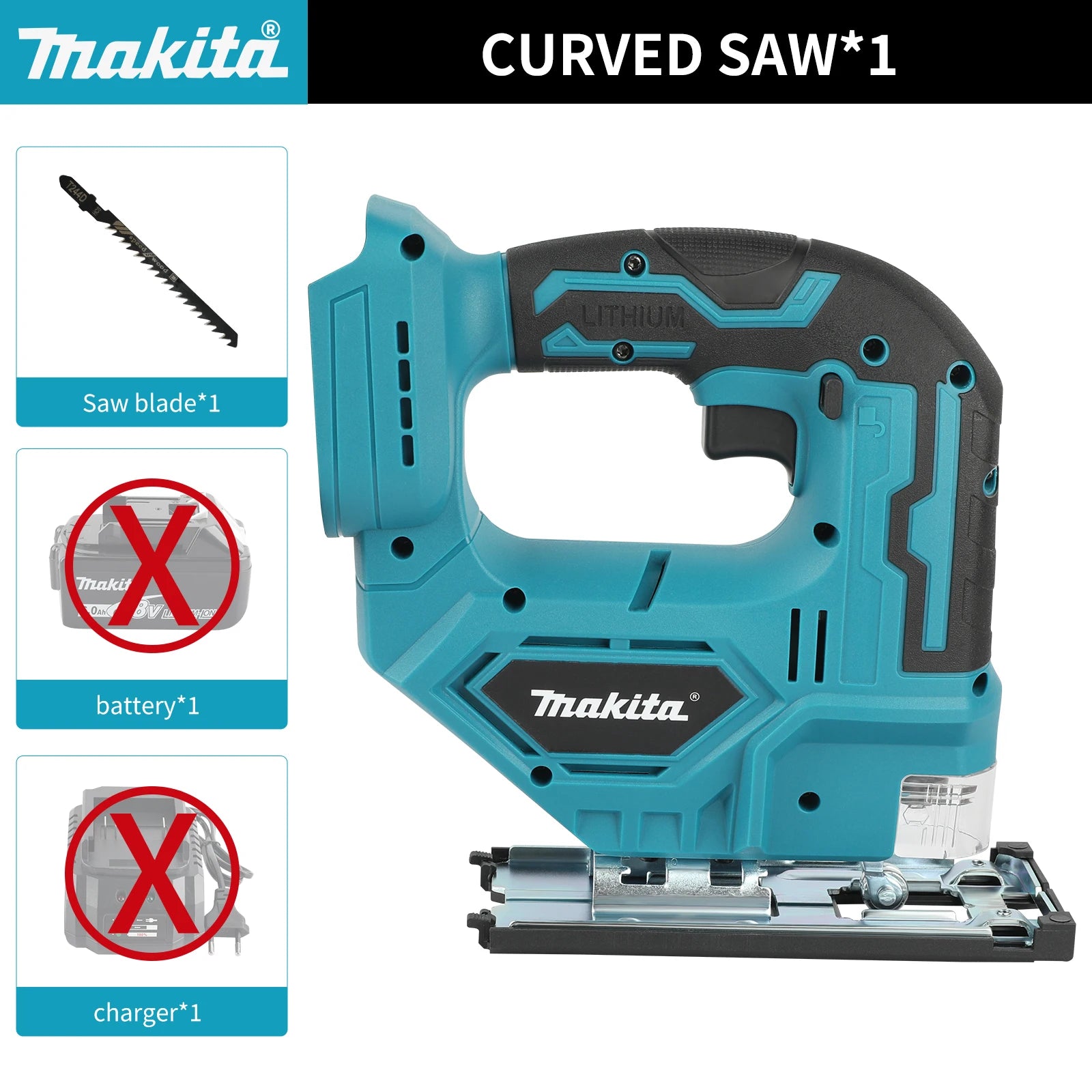 Makita Caladora Inalámbrica para Carpintería