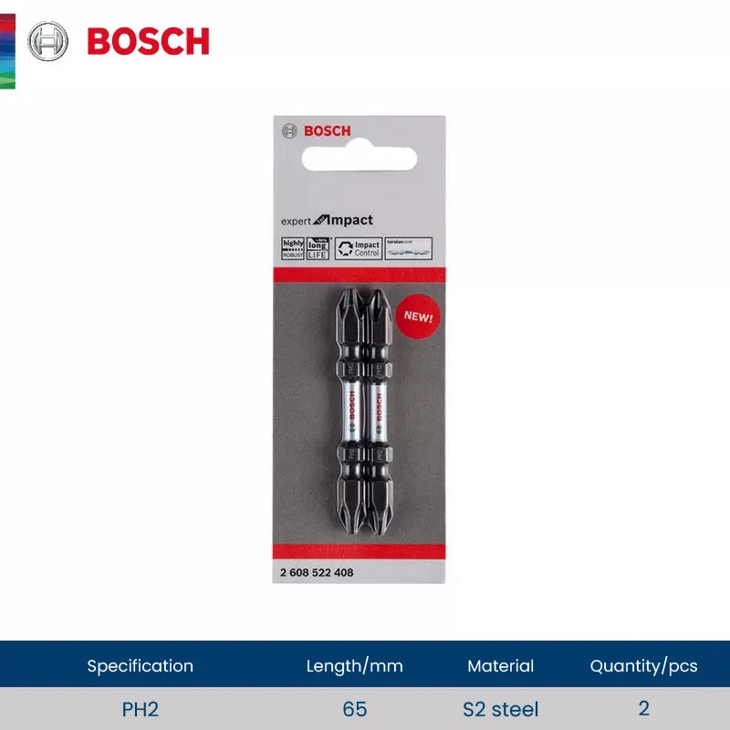 Bosch Screwdriver Bits High Hardness Impact Resistant Rotary Tool Electric Screwdriver Set Power Tool Accessories 25mm-50mm