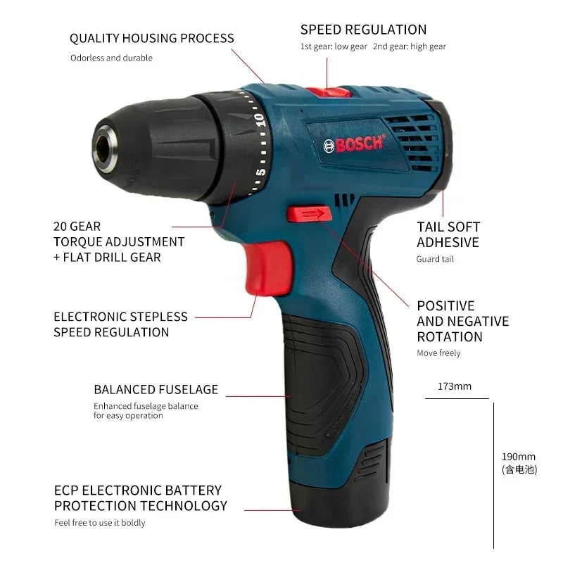 Bosch Professional GSR120-LI Taladro Inalámbrico