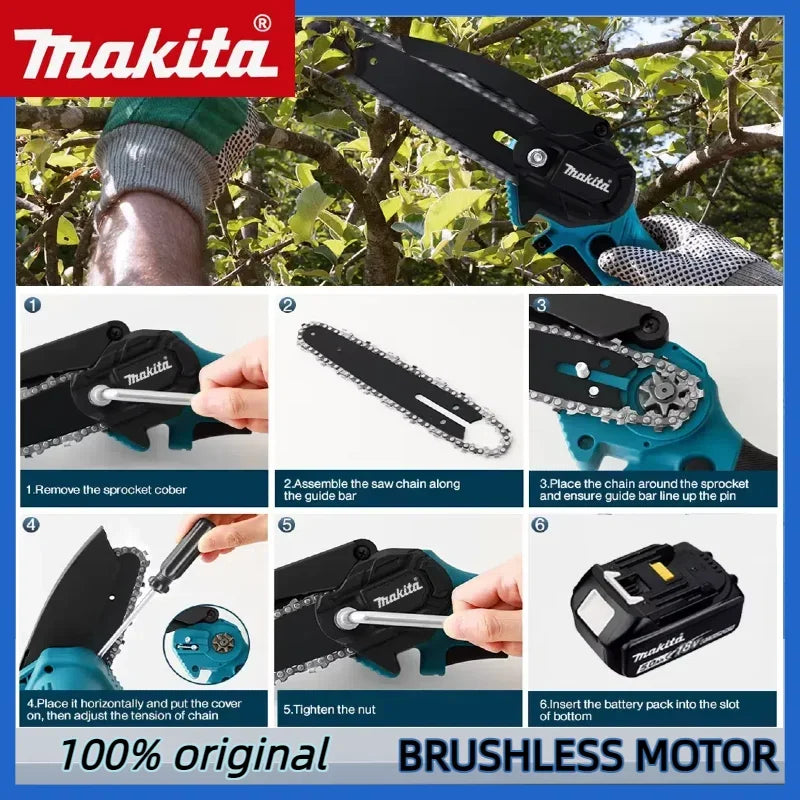 Makita Motosierra Inalámbrica 6 Pulgadas para Madera
