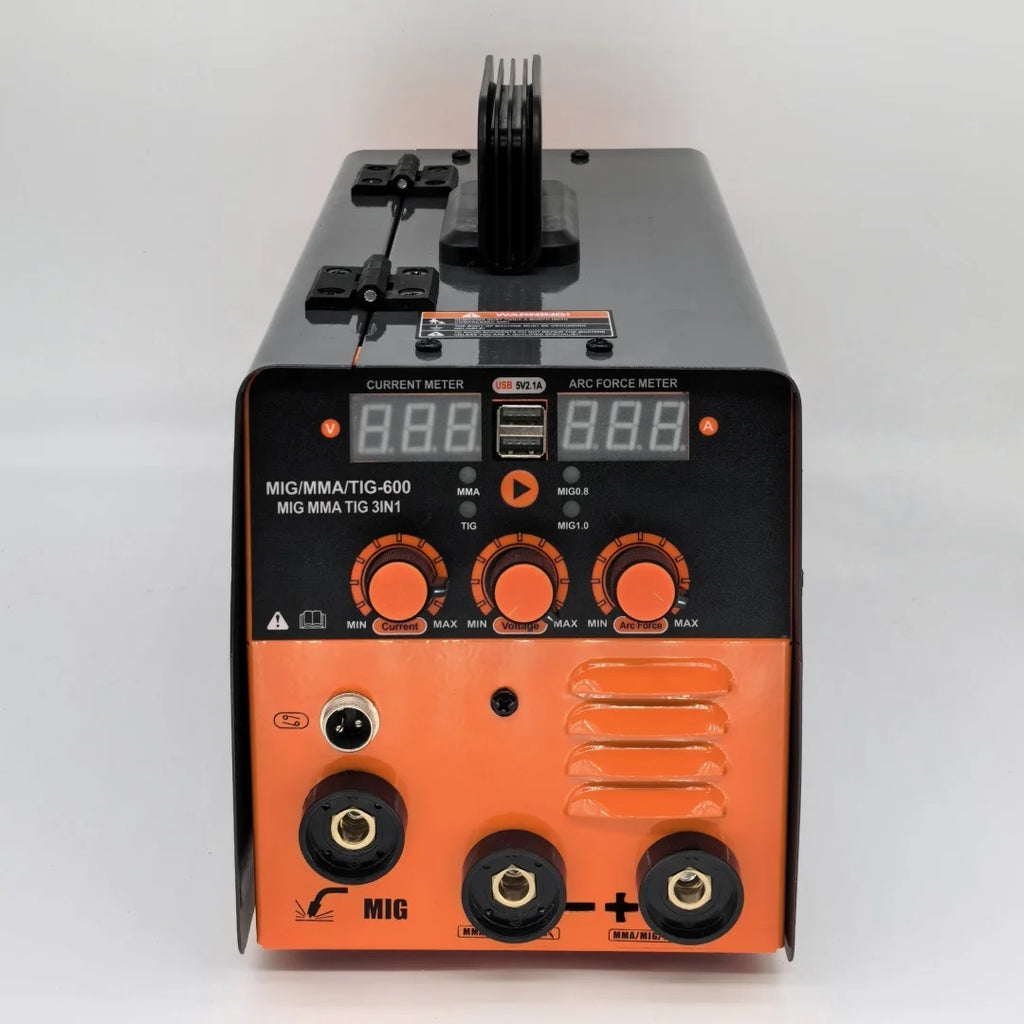 Soldadora MIG/MMA/TIG 3 en 1 – 600A 220V IGBT Portátil
