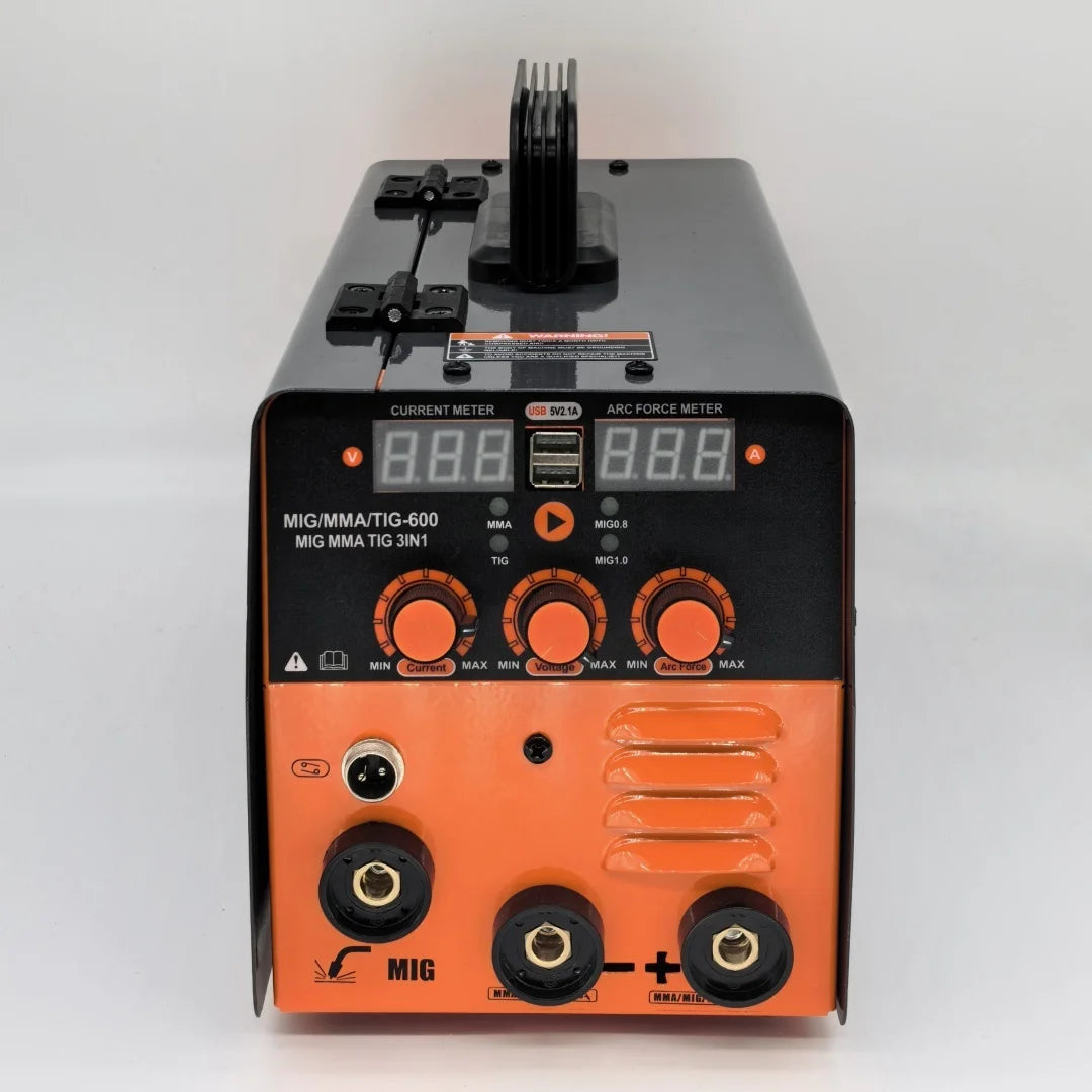 Soldadora MIG/MMA/TIG 3 en 1 – 600A 220V IGBT Portátil