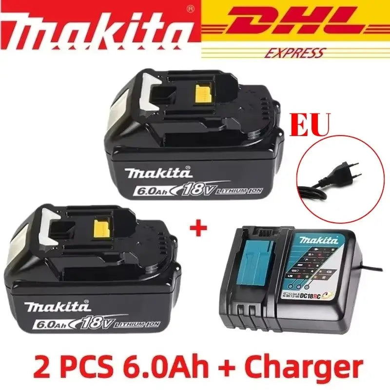 Original Makita battery 18V 9.0Ah rechargeable battery, power tool BL1830 BL1840 BL1850 BL1860B for Makita 18V battery