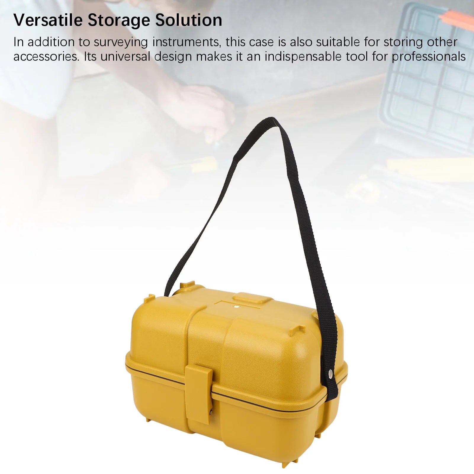 Estuche para Instrumento de Nivelación – Cierre Simple (Amarillo)