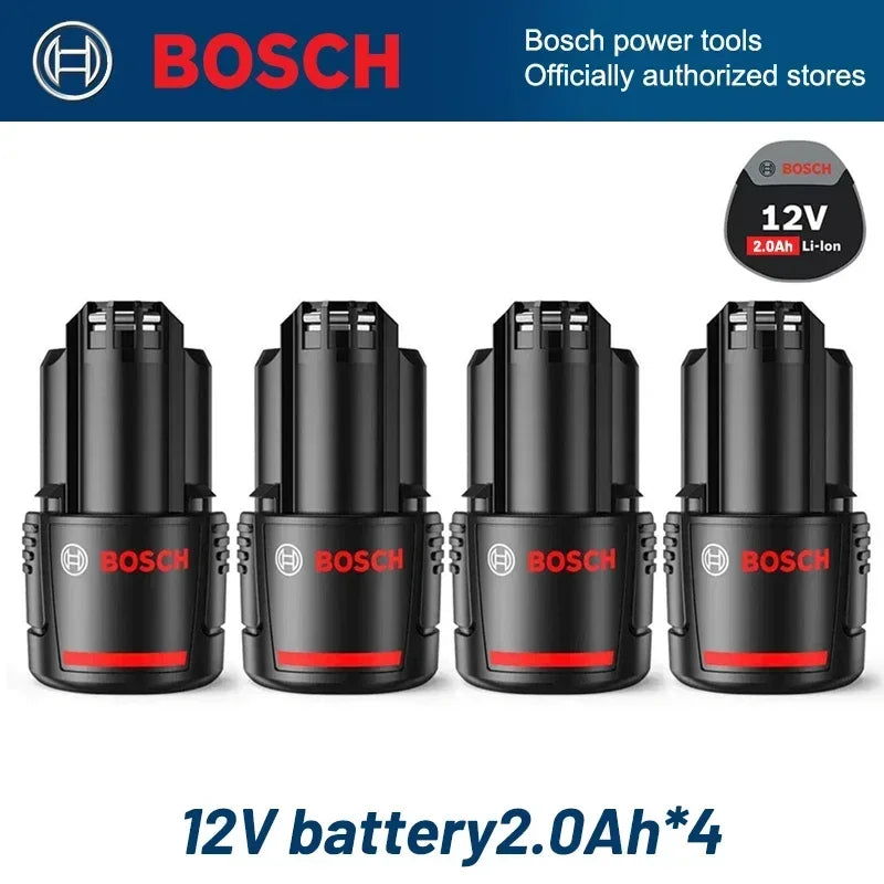 Original Bosch battery 12V battery, 2.0Ah BAT411 Lithium ion Rechargeable Battery BAT411A BAT412 BAT412A BAT413 Battery Charger