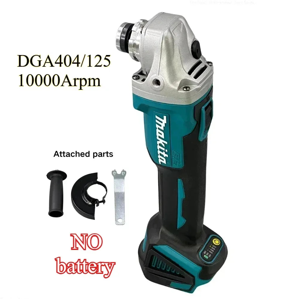 Makita DGA404 Amoladora Angular Brushless 125mm/100mm Ion Litio
