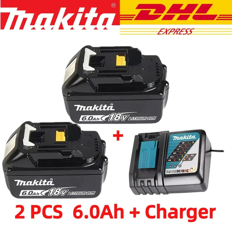 Makita Batería Original Ion Litio Recargable 18V 6000mAh