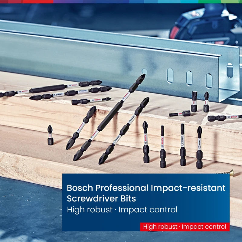 Bosch Screwdriver Bits High Hardness Impact Resistant Rotary Tool Electric Screwdriver Set Power Tool Accessories 25mm-50mm