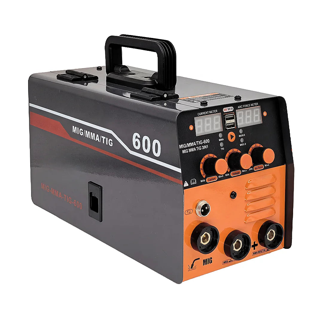 Soldadora MIG/MMA/TIG 3 en 1 – 600A 220V IGBT Portátil
