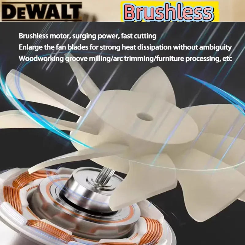 DeWalt Fresadora Rebajadora para Madera 30000RPM Inalámbrica