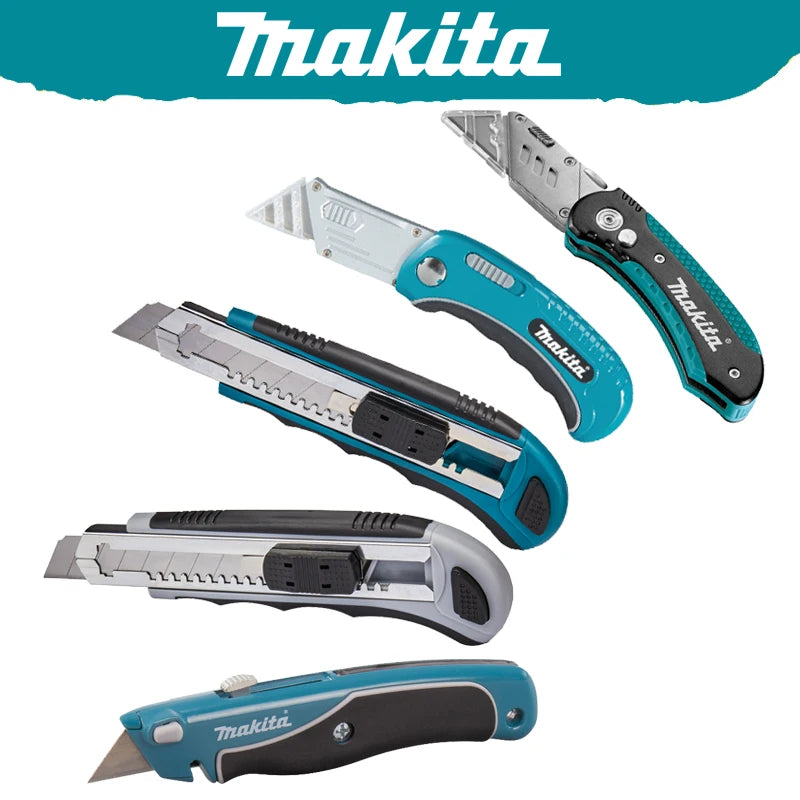 Makita Original Multifunctional Knife Folding Utility DIY Cropping Cutting Hand Tools D-65713 B-65501 E-11520 D-58855 B-65785