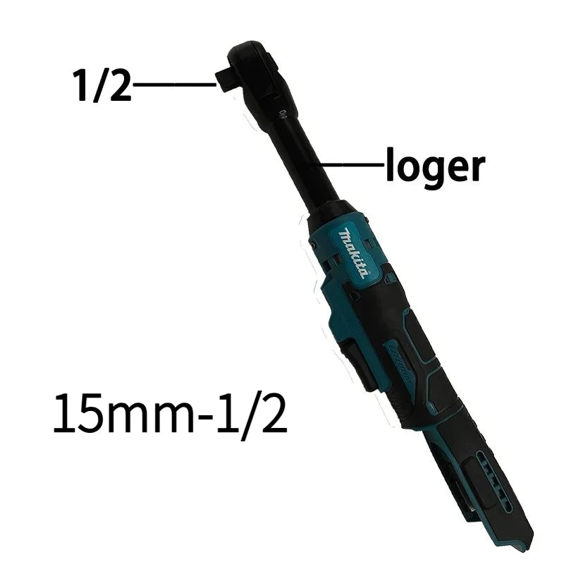 Makita 18V 10/13/15mm Brushless Ratchet  Wrench Cordless Driver Multifunction Variable Speed Power Wrench Power Tools（bare tool）