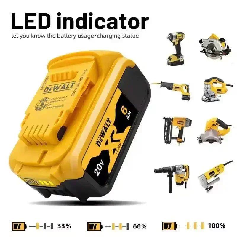 DeWalt Batería Original 20V/60V MAX FlexVolt 3-9Ah