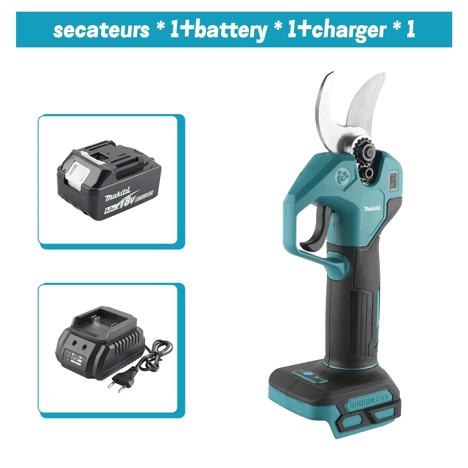 Makita Tijera de Poda Eléctrica Inalámbrica Brushless 45mm