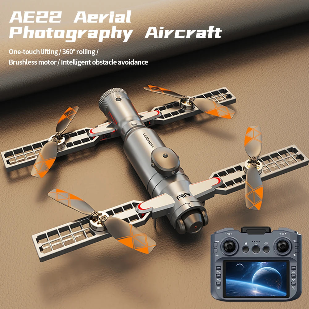 Dron Agrícola AE22 Plegable con Cámara y Sensor Inteligente para Cultivos