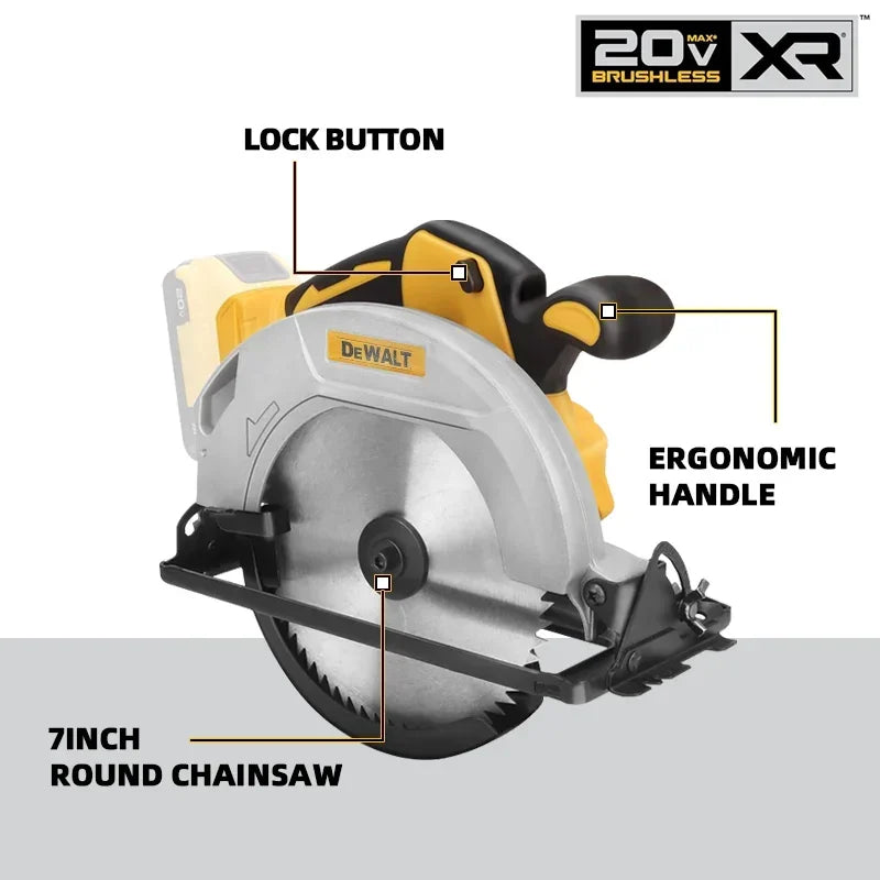 DeWalt Sierra Circular Inalámbrica Brushless 7 Pulgadas 5000RPM