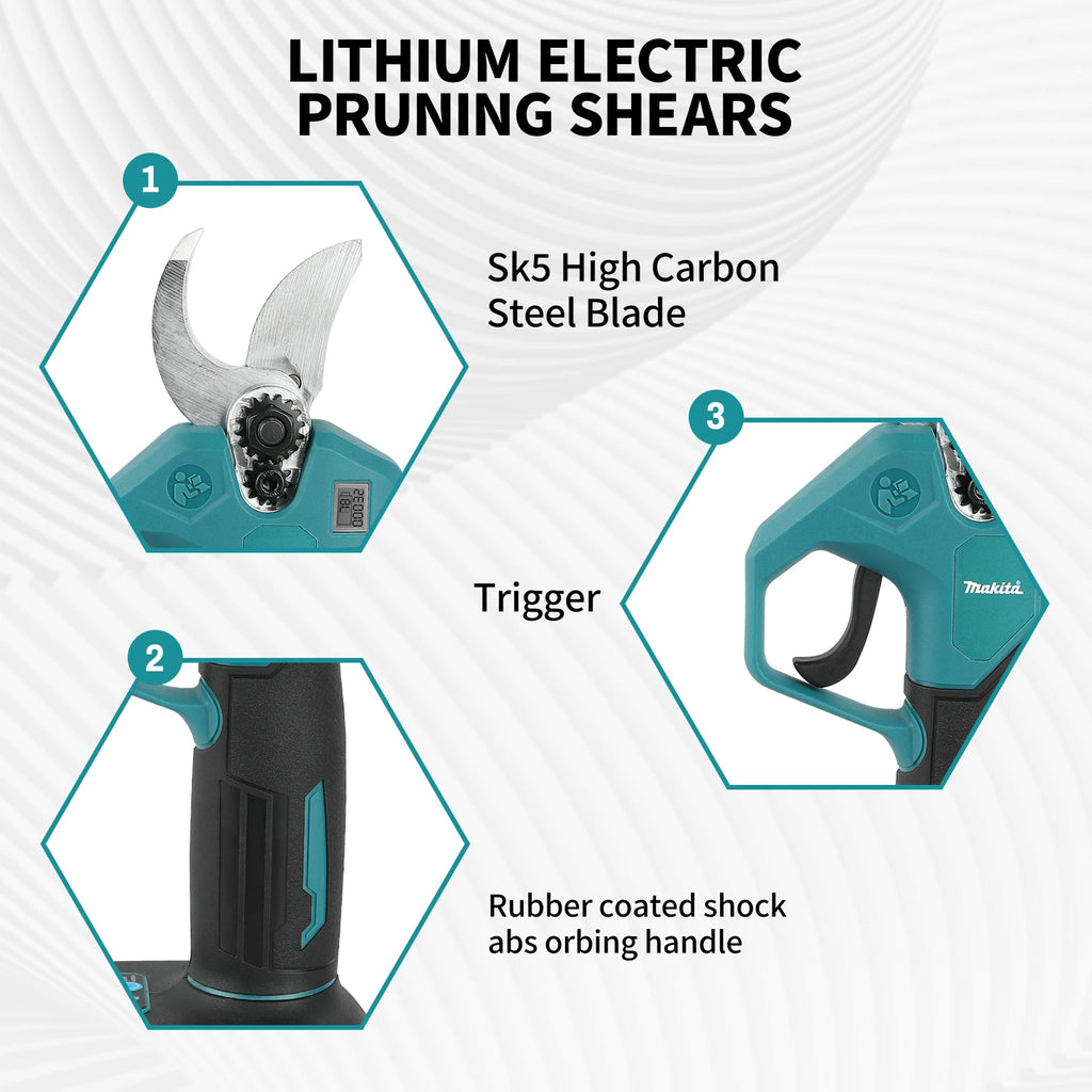 Makita Tijera de Poda Eléctrica Inalámbrica Brushless 45mm